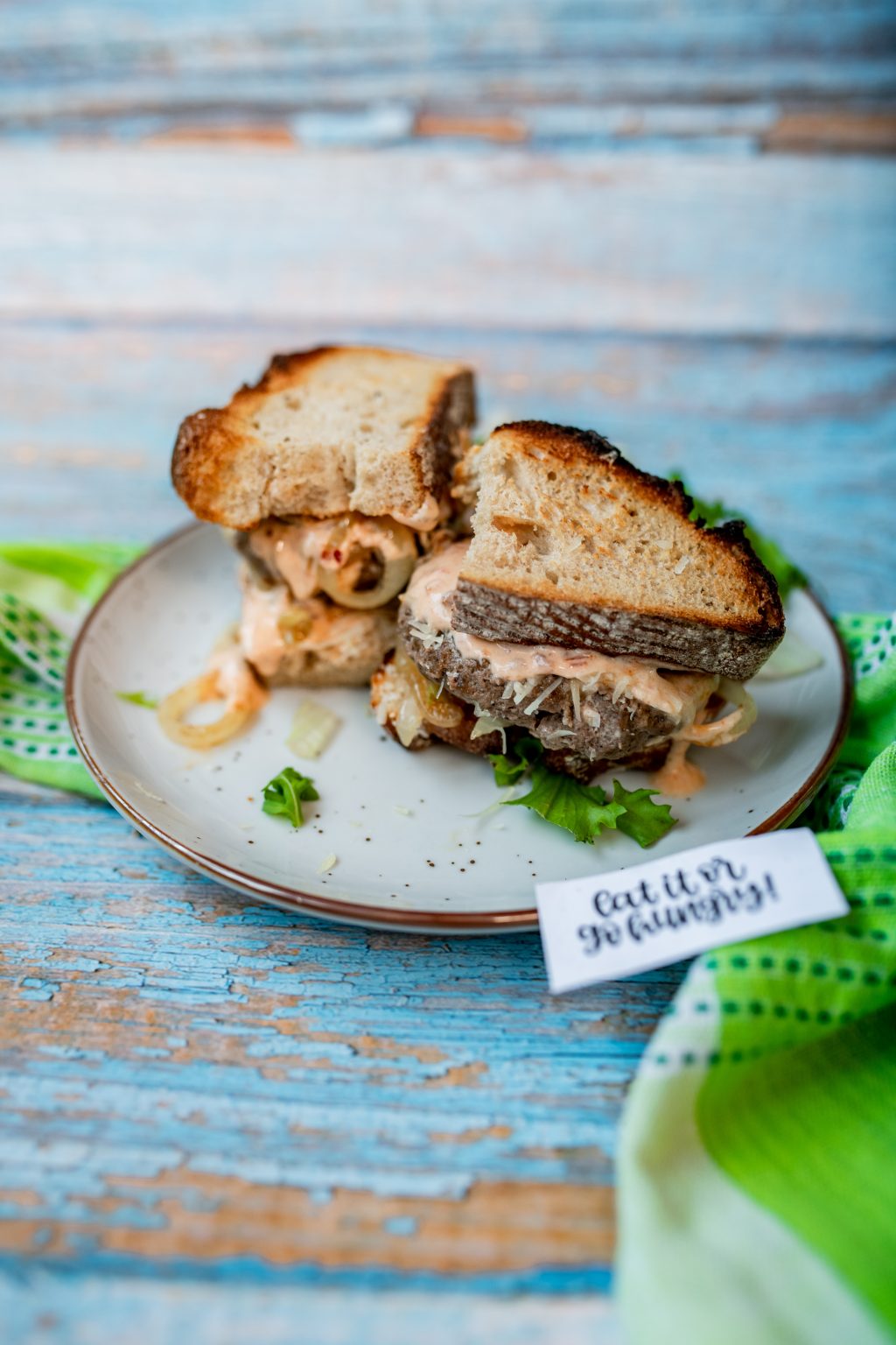 Patty Melts With Secret Sauce - Eat It Or Go Hungry